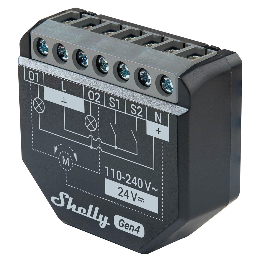 Shelly 2PM Gen4 Smart-Relaisschalter 16A