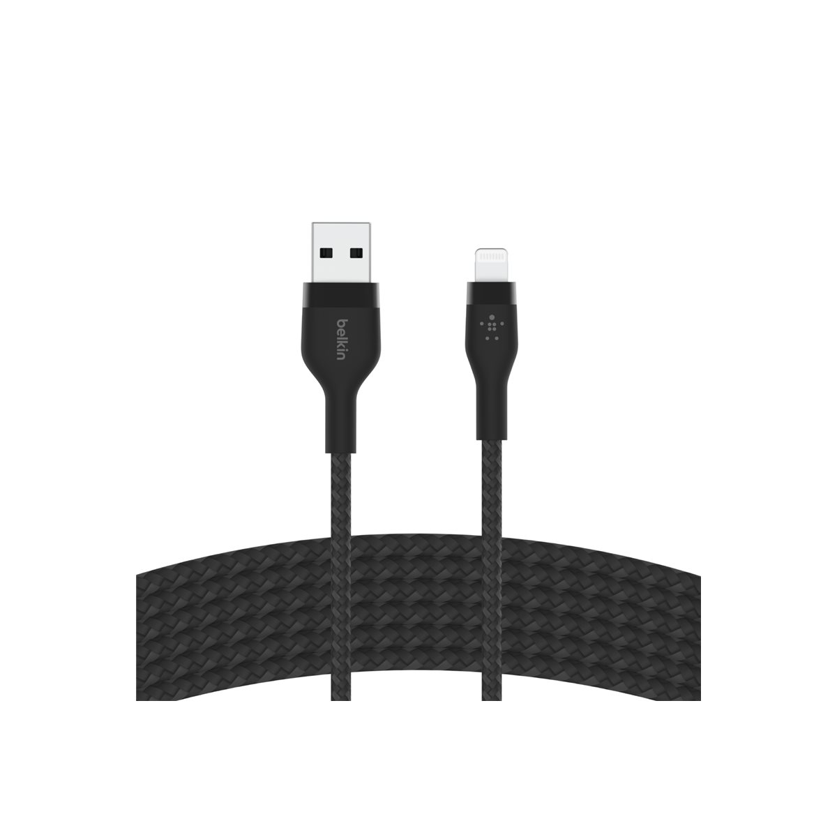 Belkin BoostCharge Pro Flex geflochtenes USB-A/Lightning-Kabel 3m schwarz