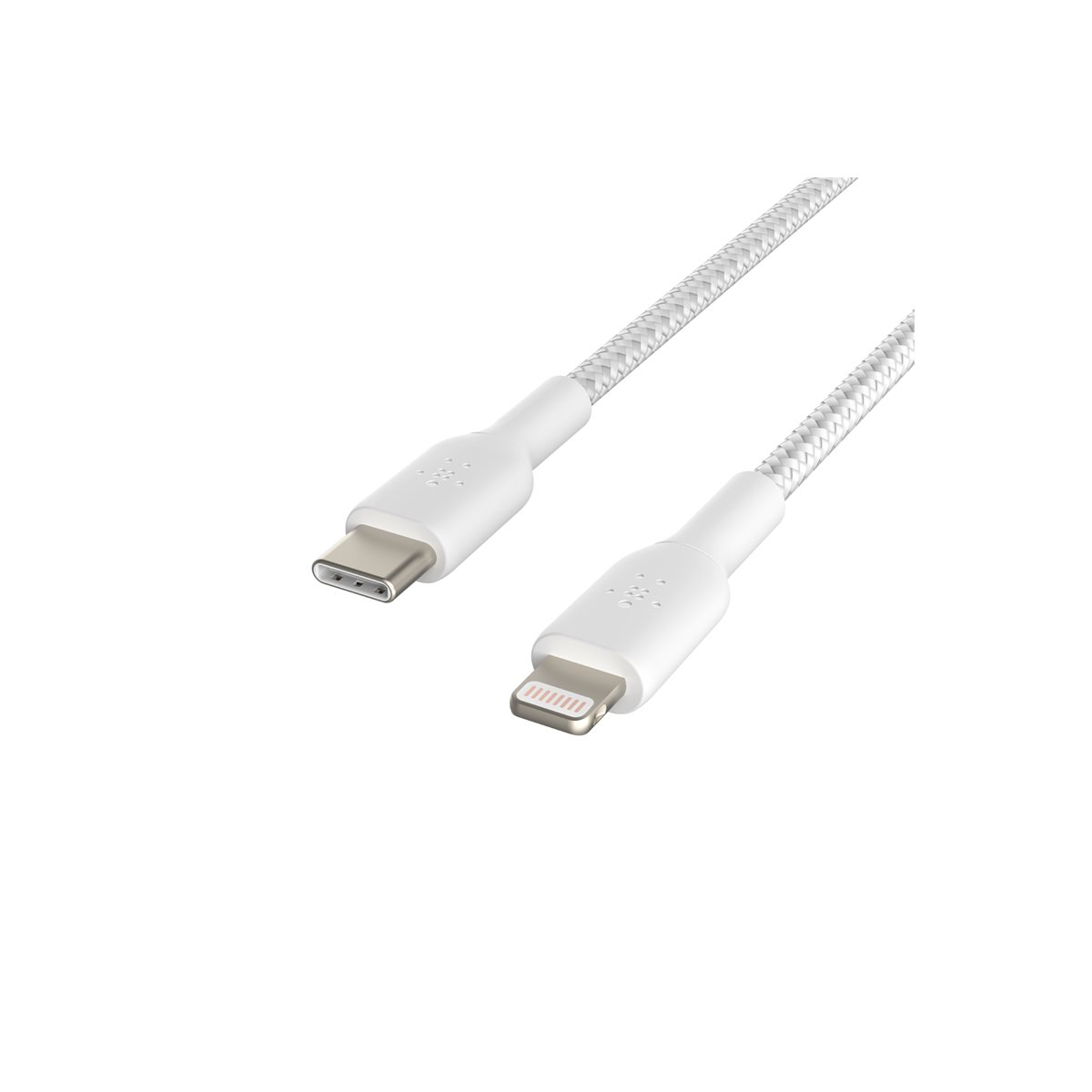 Belkin geflochtenes USB-C/Lightning-Kabel 1m weiß
