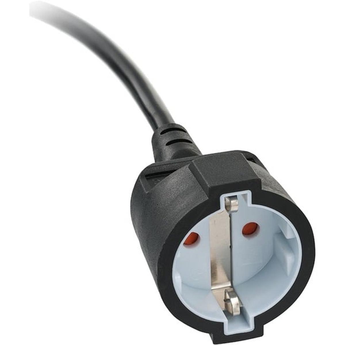 Brennenstuhl Flachstecker-Verlängerungskabel 2m schwarz