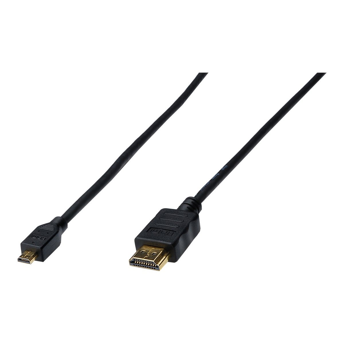 DIGITUS HDMI High Speed Anschlusskabel mit Ethernet 1m schwarz
