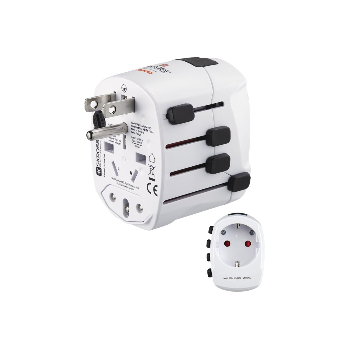 Hama Weltreiseadapter "World Travel Pro", 3-polig