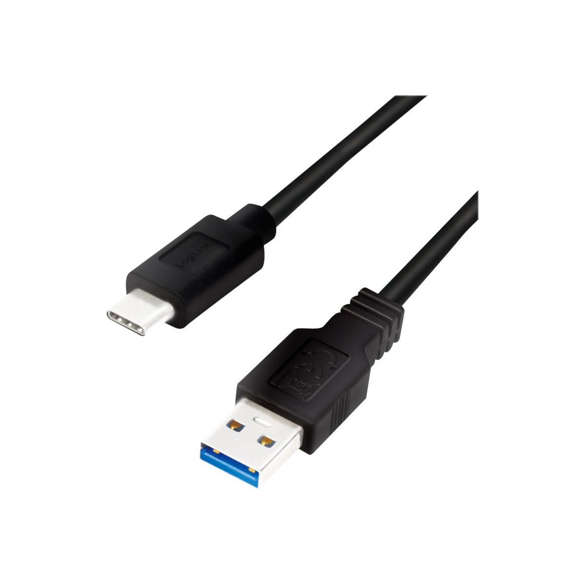 LogiLink CU0168 USB 3.2 Anschlusskabel schwarz 1m