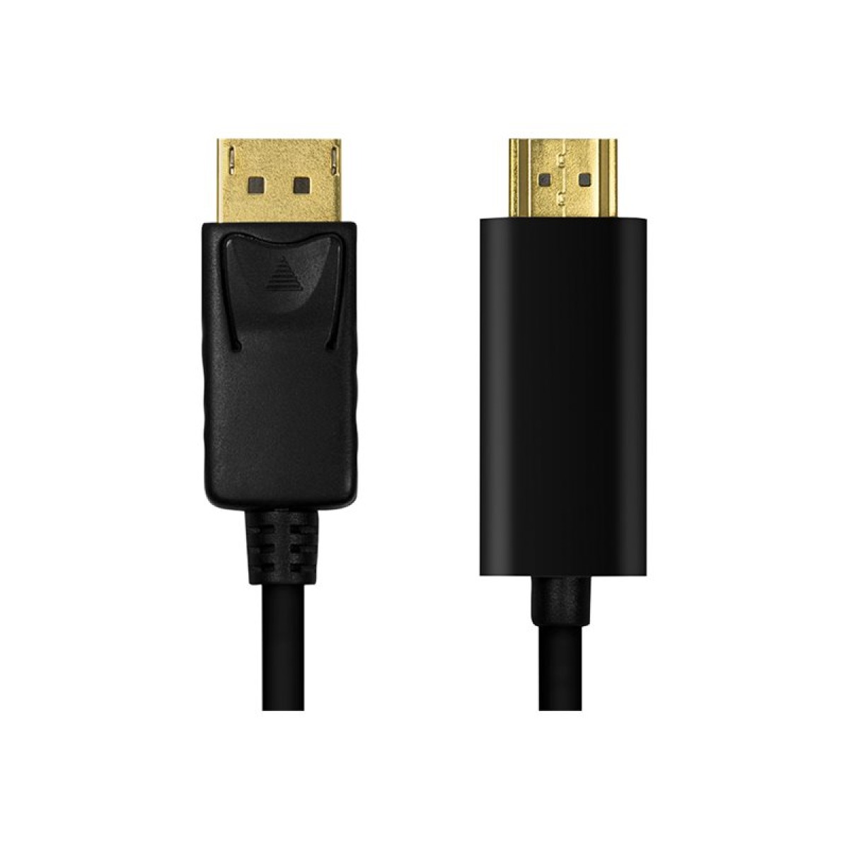 LogiLink DisplayPort 1.2-auf-HDMI 1.4 4K Anschlusskabel 2m