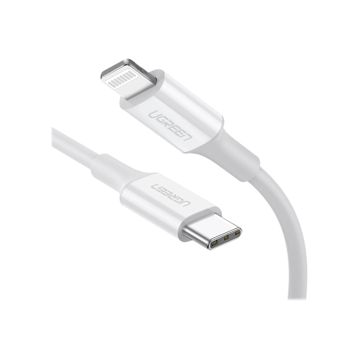 UGREEN Lightning auf USB-C Ladekabel 1m weiß