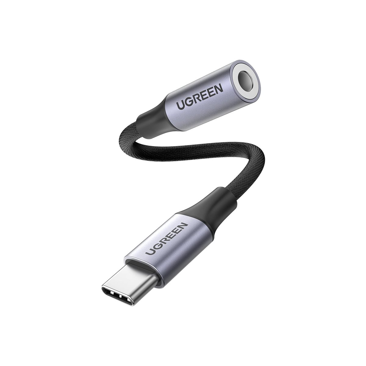 UGREEN USB-C auf 3,5mm Klinke Adapter grau