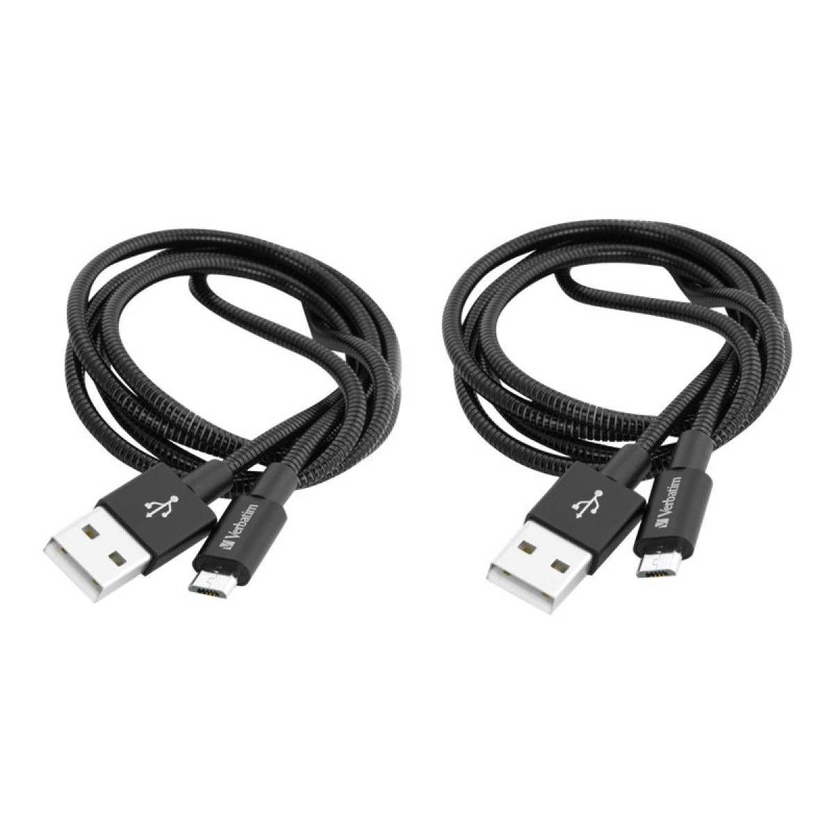 Verbatim 1m Micro-USB-Kabel 2er-Pack schwarz