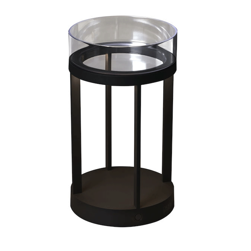 Konstsmide Chieti LED USB-Laterne Schwartz