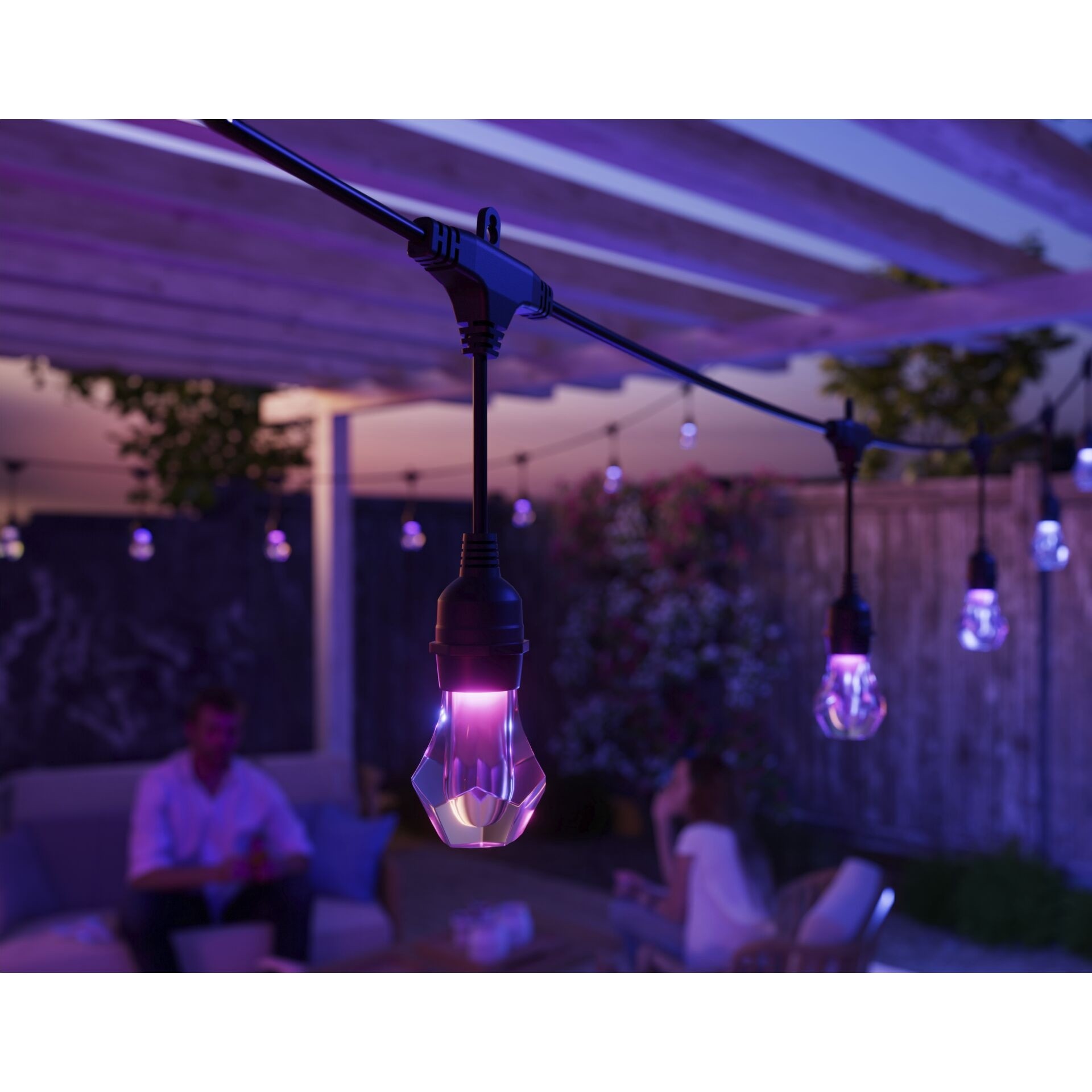 Nanoleaf Essentials Matter Smart Outdoor String Lights 30m Starter Kit LED-Lichterkette