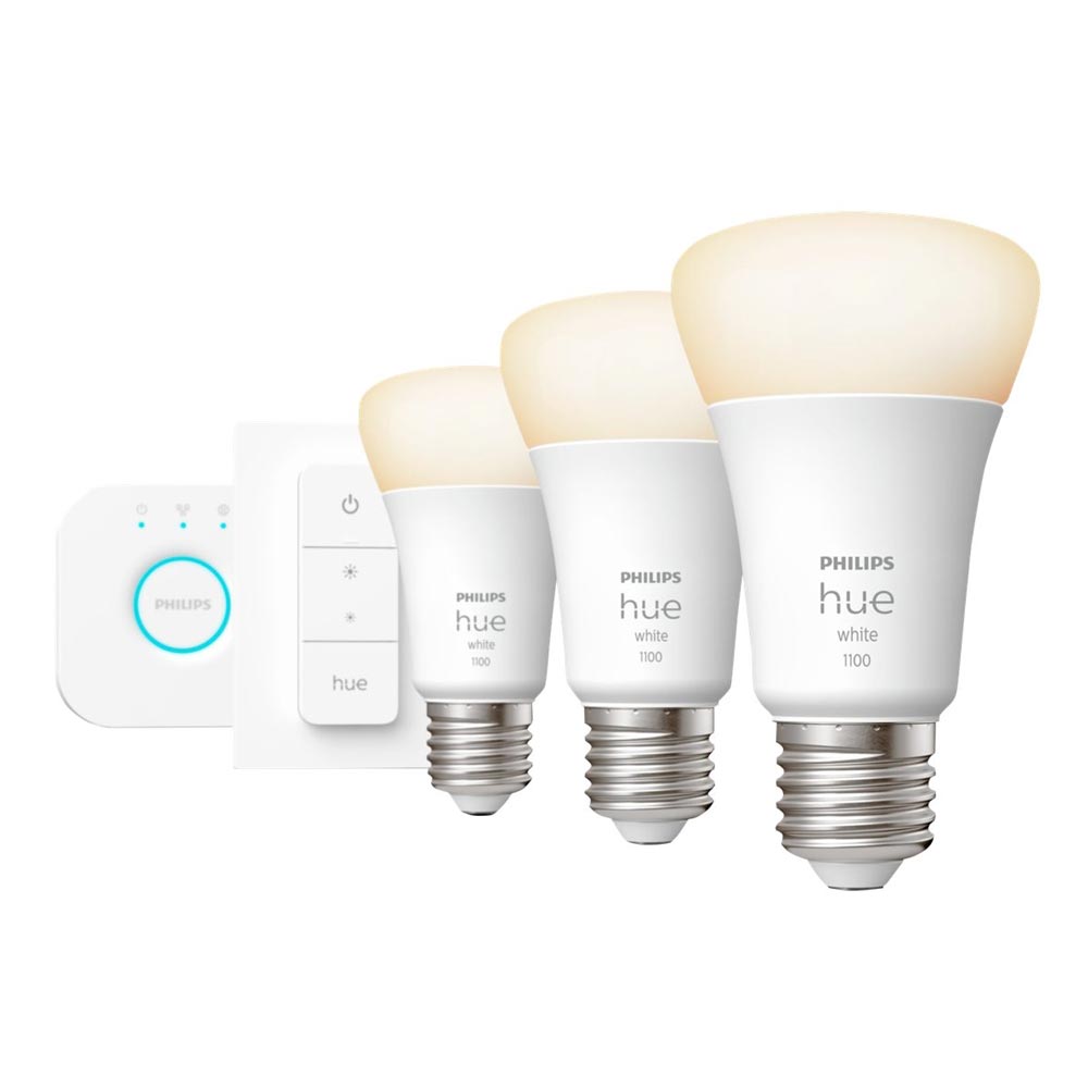 Philips Hue White Starter Kit drahtloses Beleuchtungs-Kit weiß