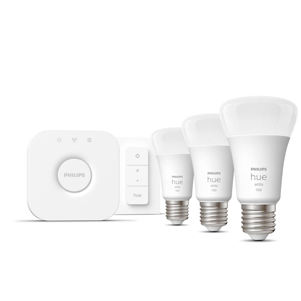 Philips Hue White Starter Kit drahtloses Beleuchtungs-Kit weiß