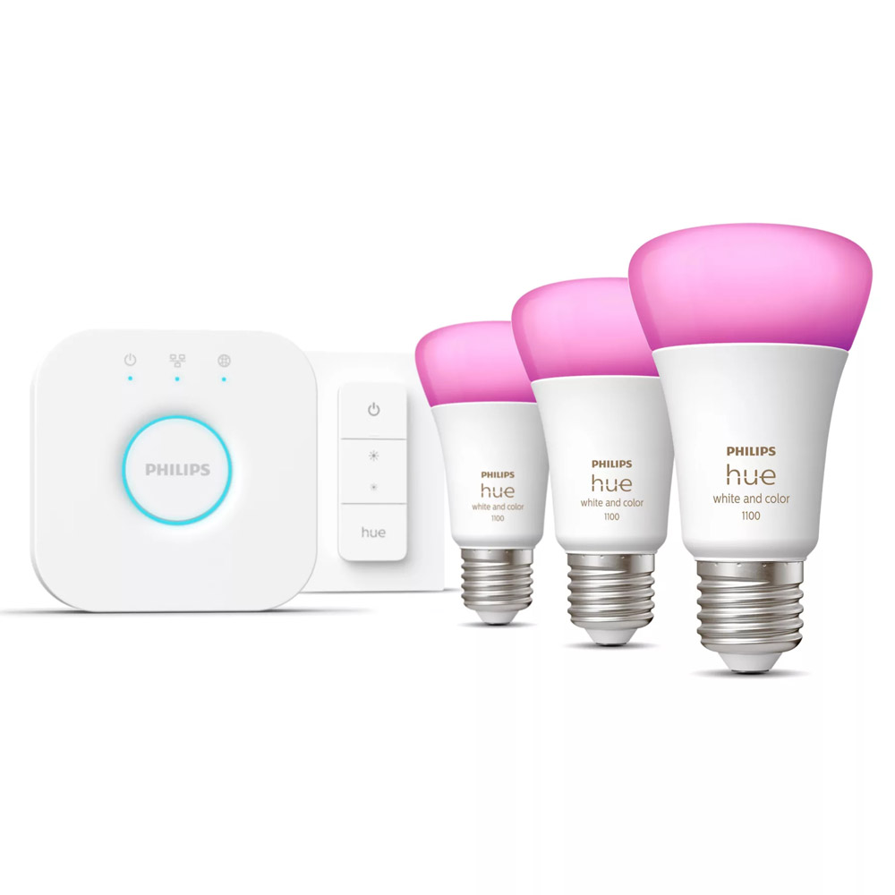 Philips Hue White & Color Ambiance E27 Starterset