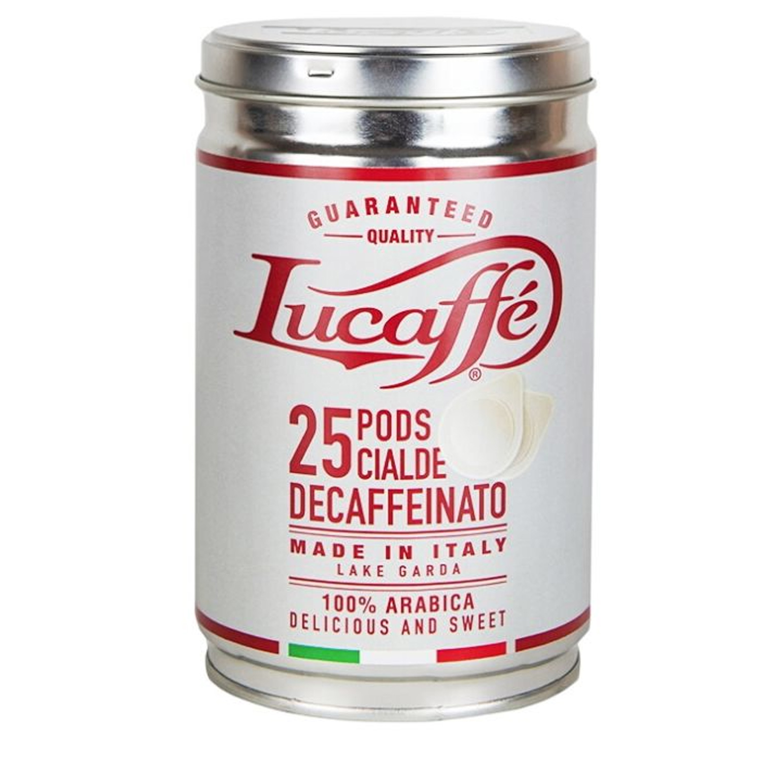 Lucaffe Decaffeinato 44mm ESE Kaffeepads 25 Stück a 6g