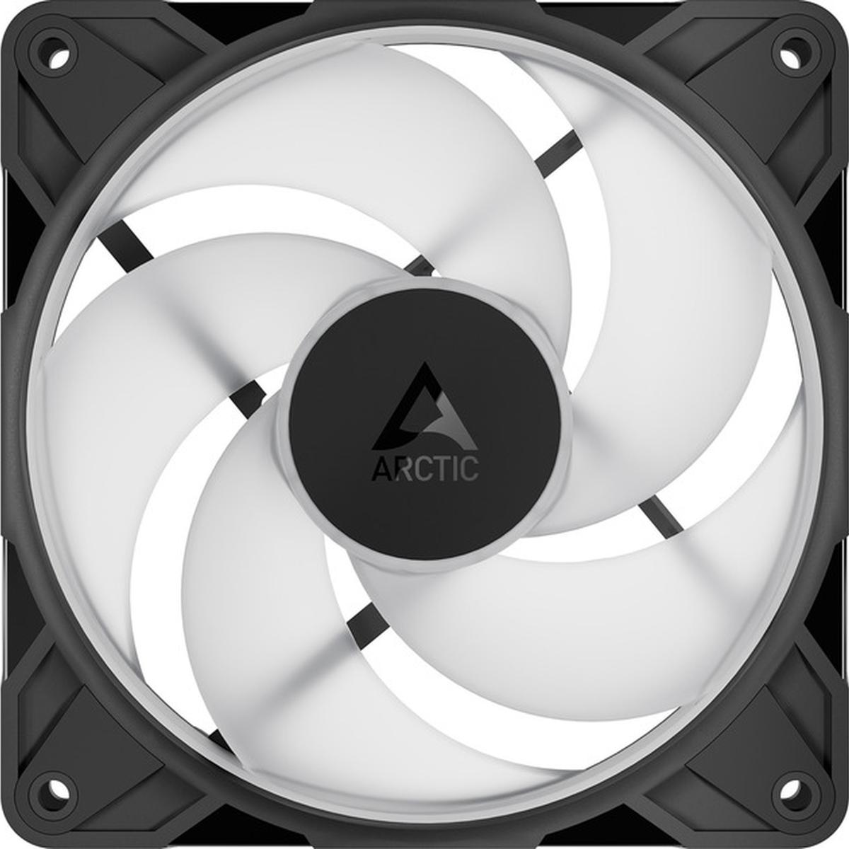 ARCTIC P12 Pro Reverse A-RGB 3 Pack 120mm PWM Lüfter schwarz