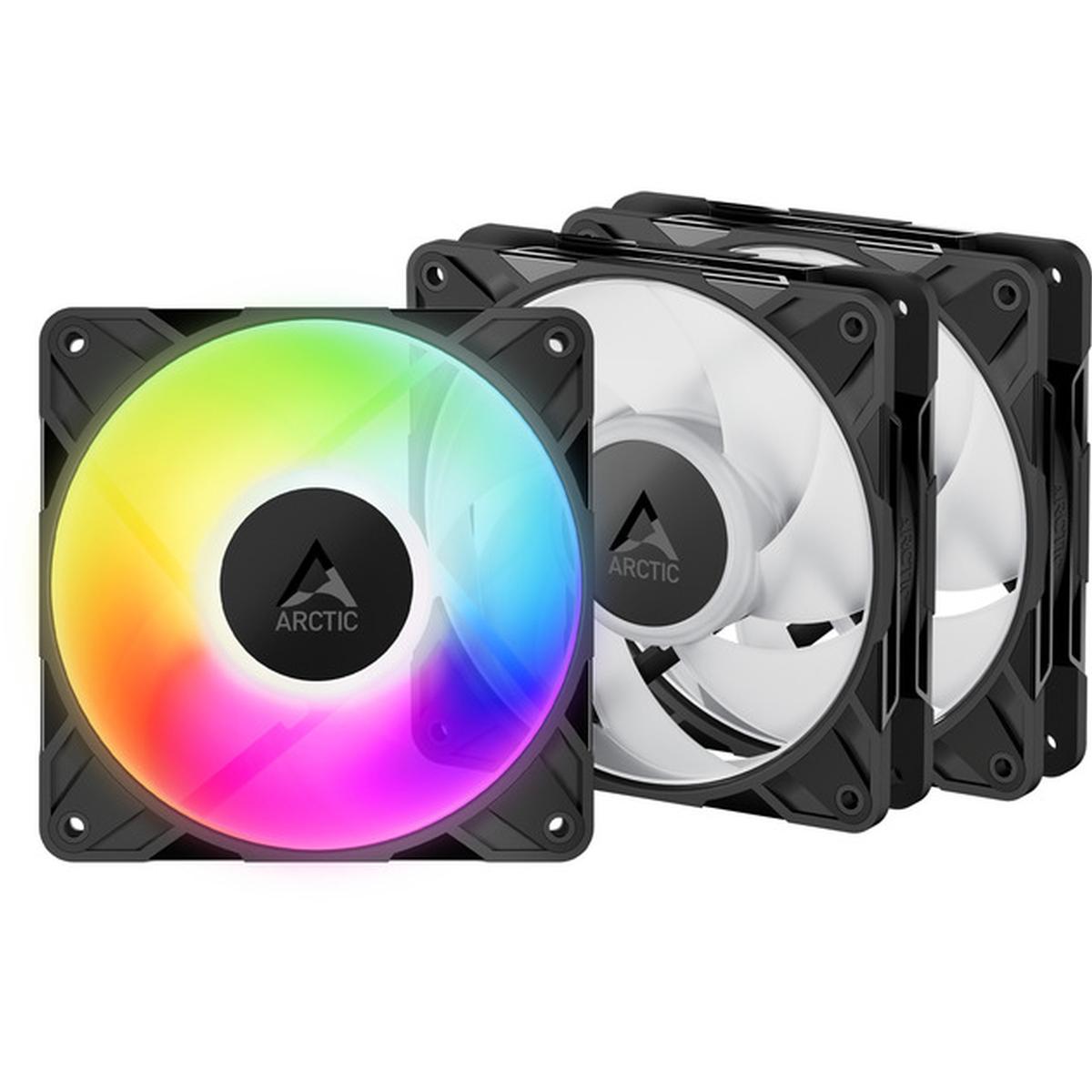 Arctic P12 Pro A-RGB LN 120mm 3er Pack Lüfter schwarz