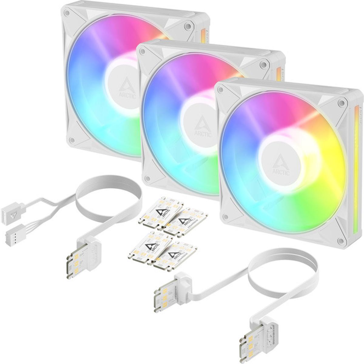 Arctic BioniX P14 A-RGB 140mm PWM Lüfter 3er-Pack weiß