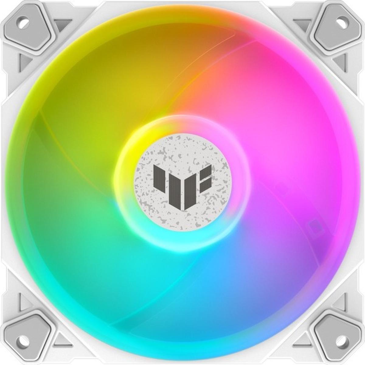 Asus TUF Gaming TF120 ARGB-Gehäuselüfter White Edition - Single Pack