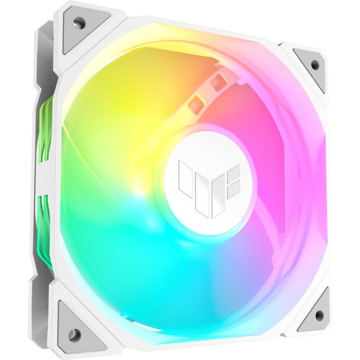 Asus TUF Gaming TR120 ARGB Reverse Blade White Gehäuselüfter Single Pack