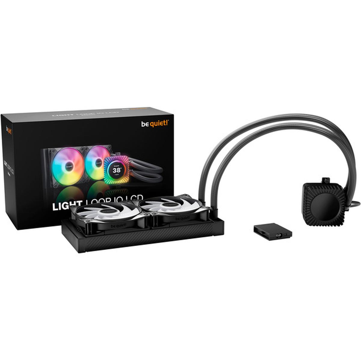 be quiet! Light Loop IO LCD 240mm CPU-Wasserkühlung schwarz