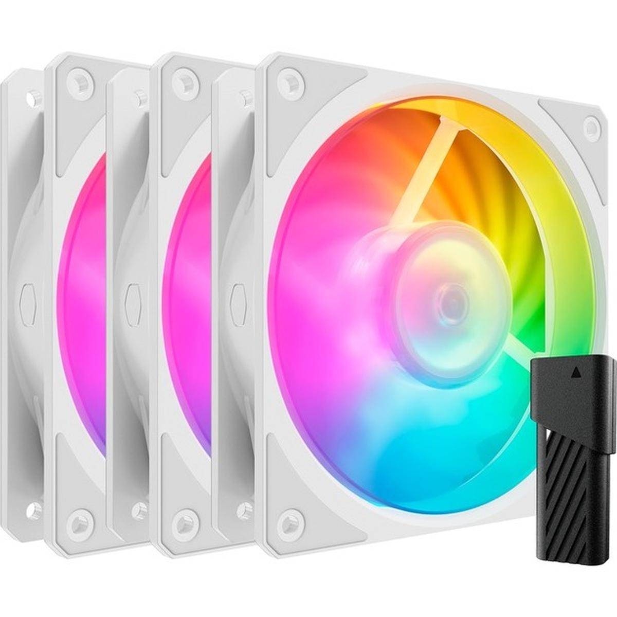 Cooler Master CooMas Mobius 120P ARGB 3-Pack White