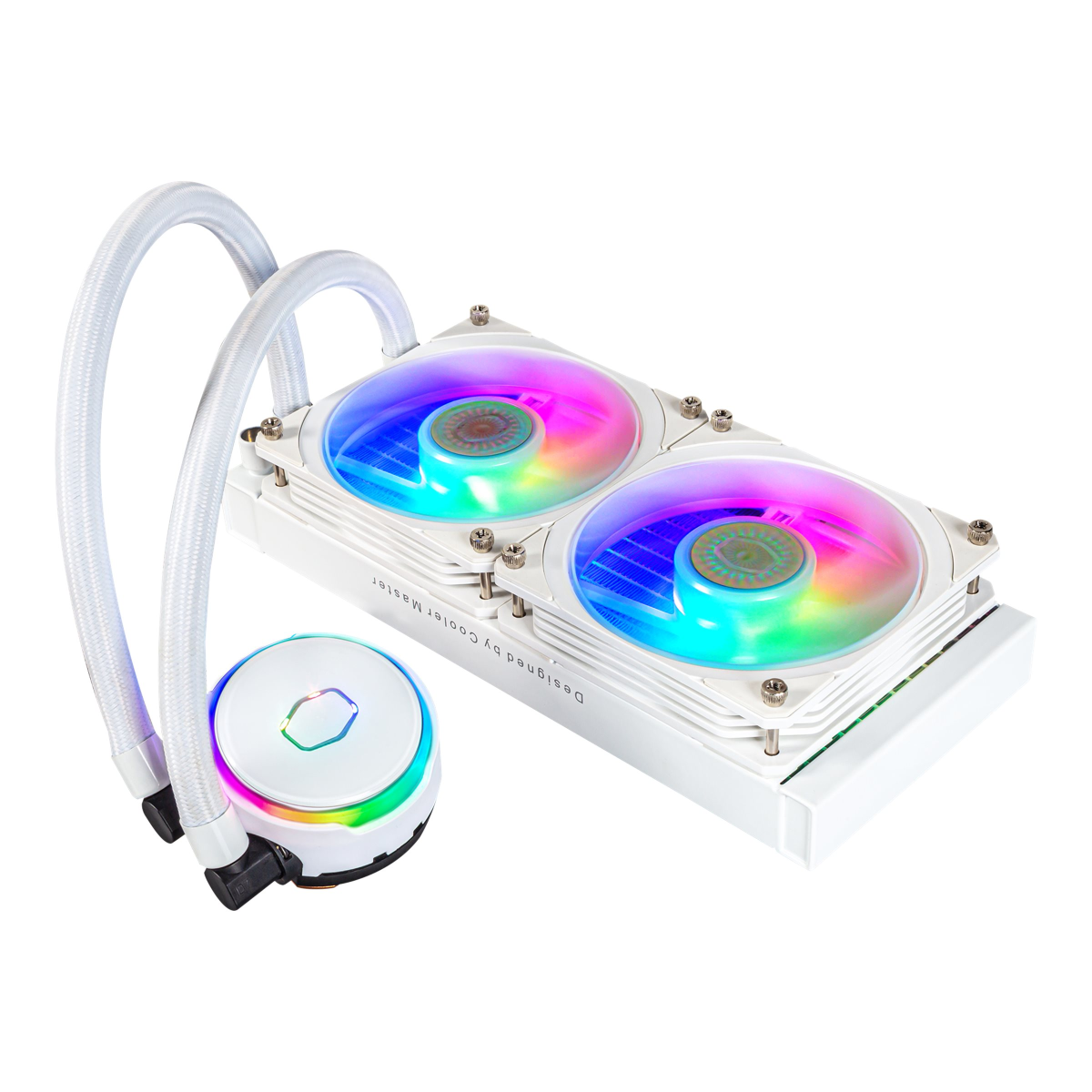 Cooler Master MasterLiquid PL240 Flux CPU-Wasserkühlung weiß