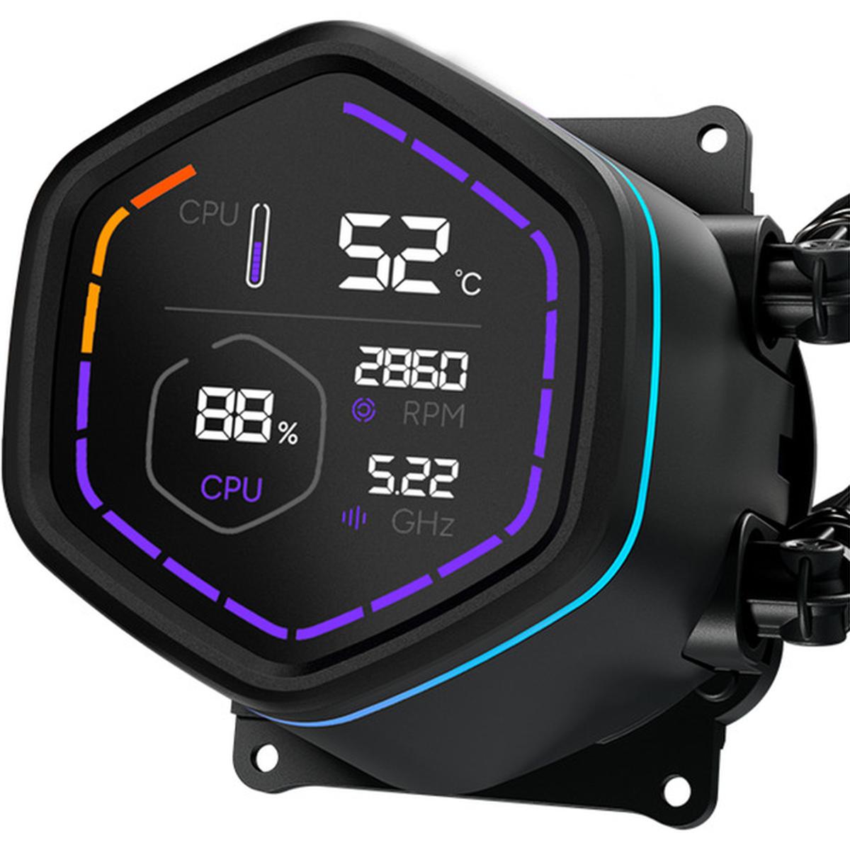 Cooler Master MasterLiquid Core Nex Digital 240 ARGB 240mm CPU-Wasserkühlung schwarz
