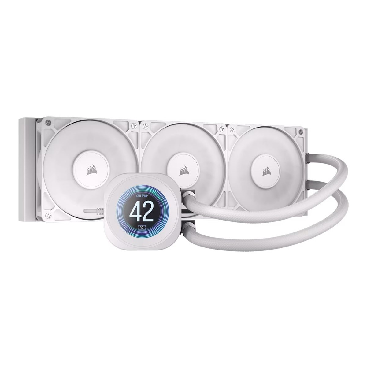 Corsair Nautilus 360 RS LCD 360mm AIO-Wasserkühlung weiß