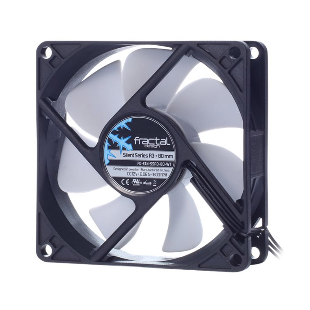 Fractal Design Silent Series R3 80mm Lüfter weiß