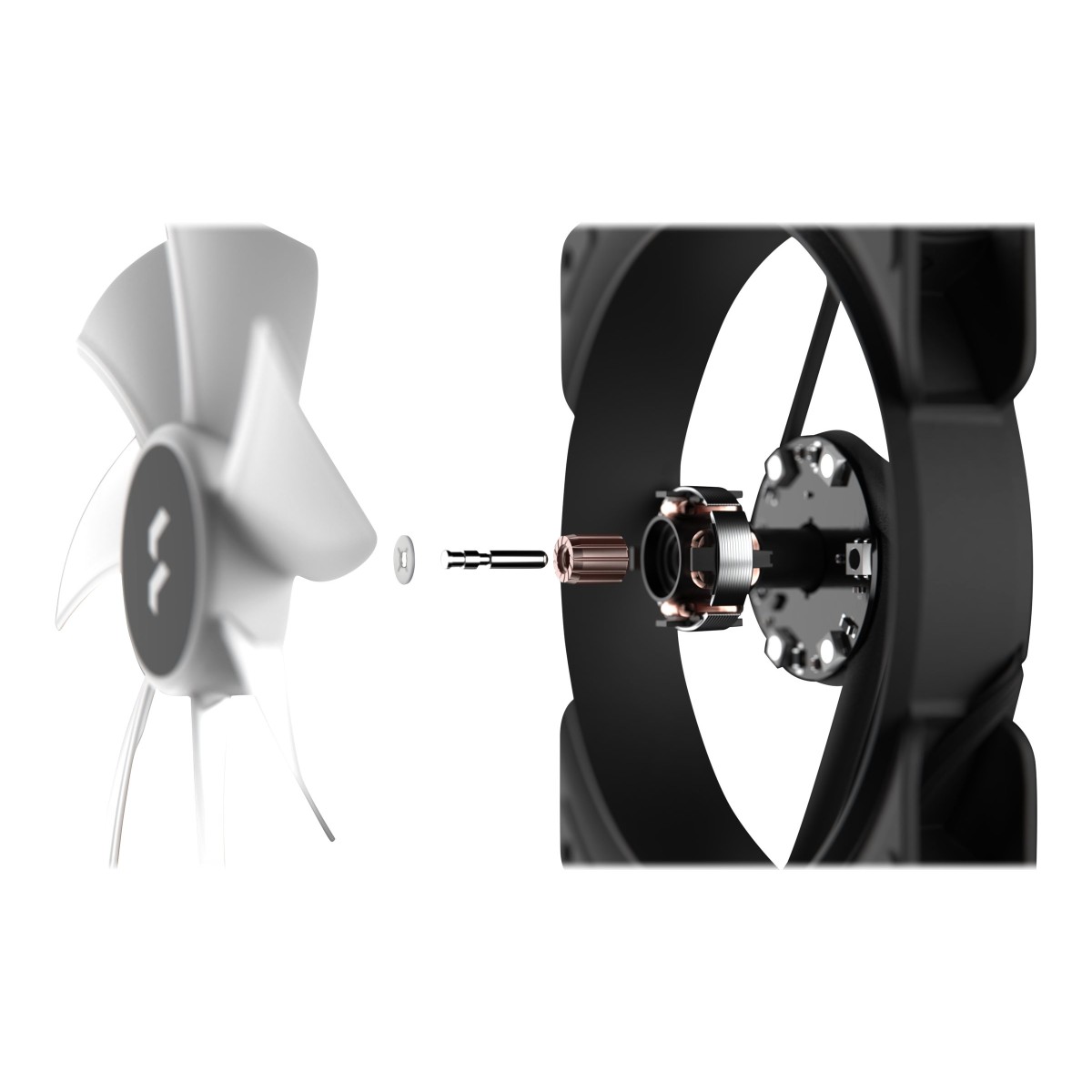 Fractal Design Aspect 12 RGB PWM 120mm Gehäuselüfter 3er-Pack schwarz