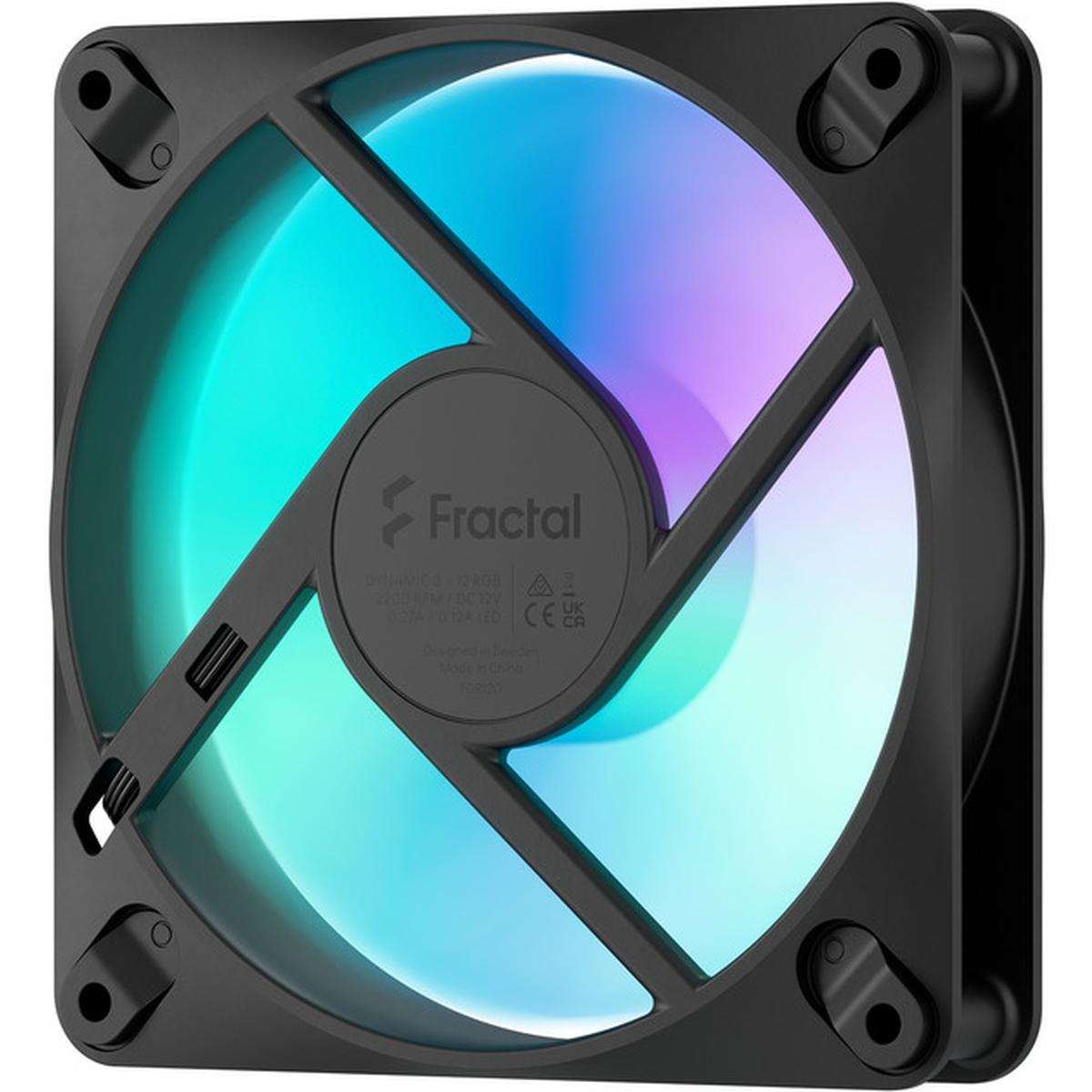 Fractal Design Dynamic 3 12 RGB 120mm Gehäuselüfter schwarz