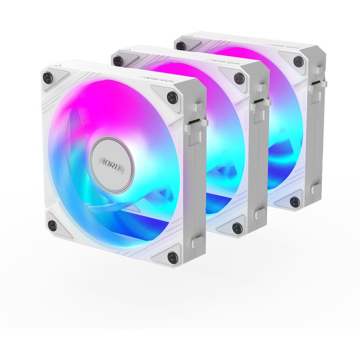 Gigabyte AORUS AO 120 ICE 120mm Gehäuselüfter 3er-Pack