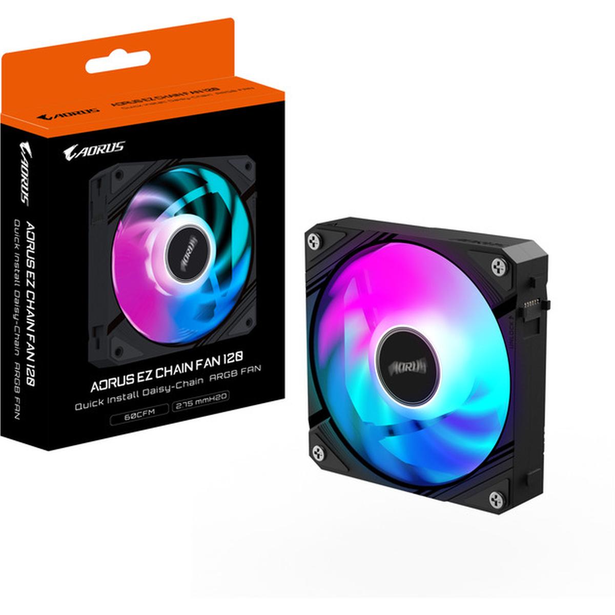 Gigabyte AORUS GP-ECFAN1201 120mm Gehäuselüfter schwarz