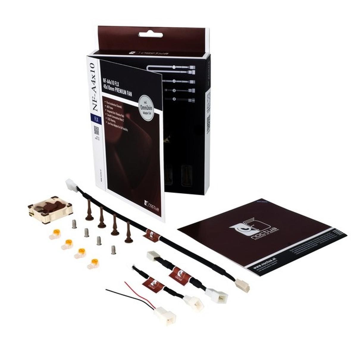 Noctua NF-A4x10 FLX 40mm PC-Lüfter braun