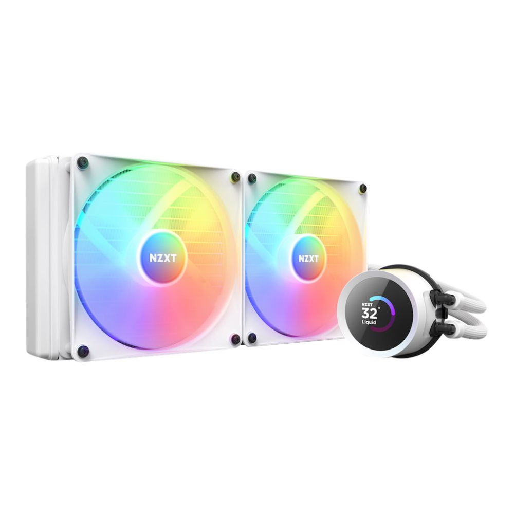 NZXT Kraken 280 RGB RL-KR280-W1-280mm AIO CPU Wasserkühlung weiß