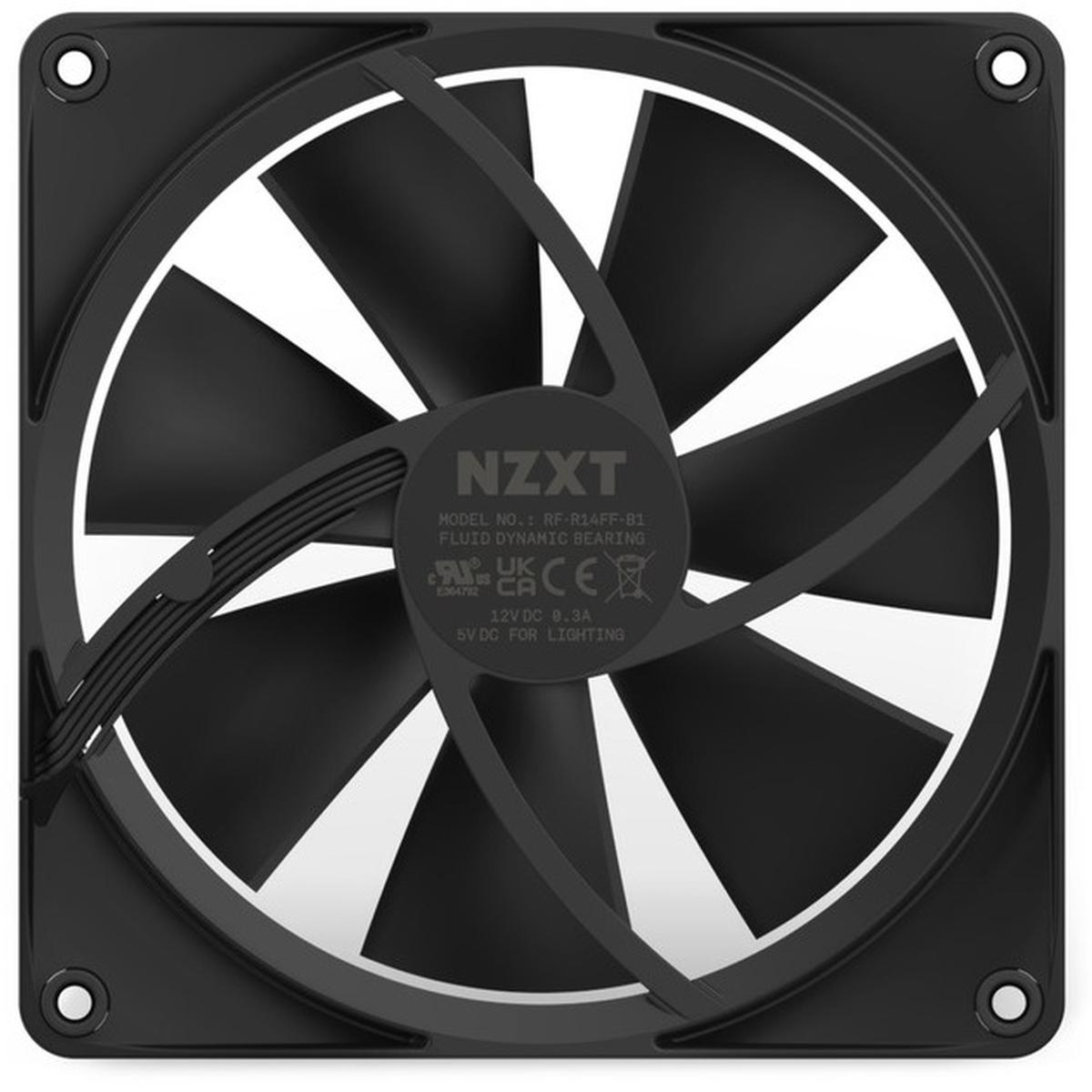NZXT F140 RGB Fans 140mm schwarz