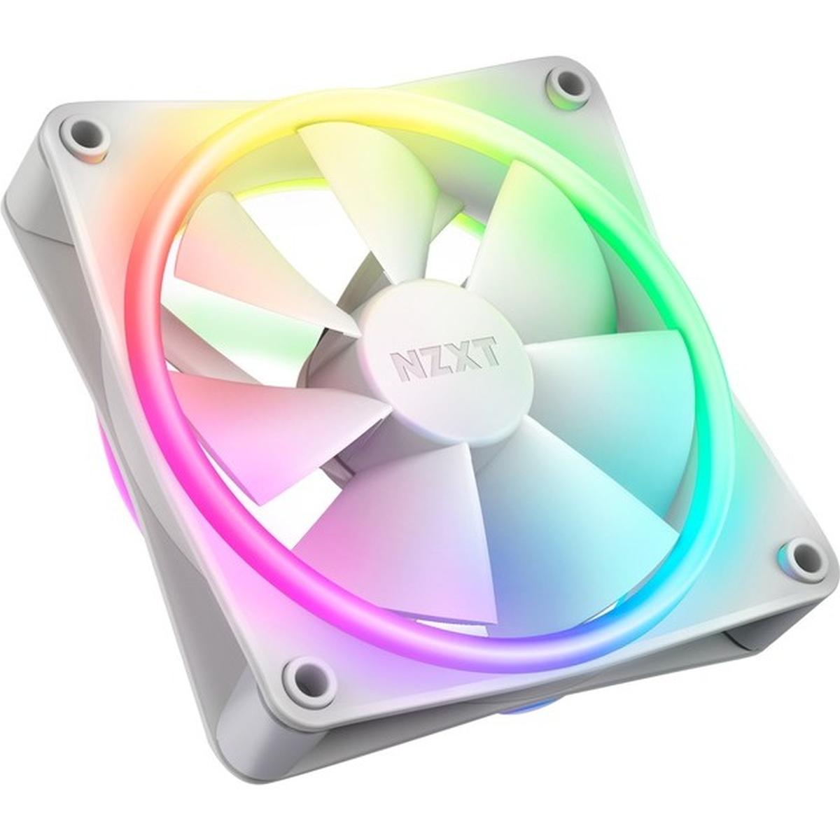 NZXT F120 RGB Duo 120mm doppelseitiger RGB-Lüfter weiß