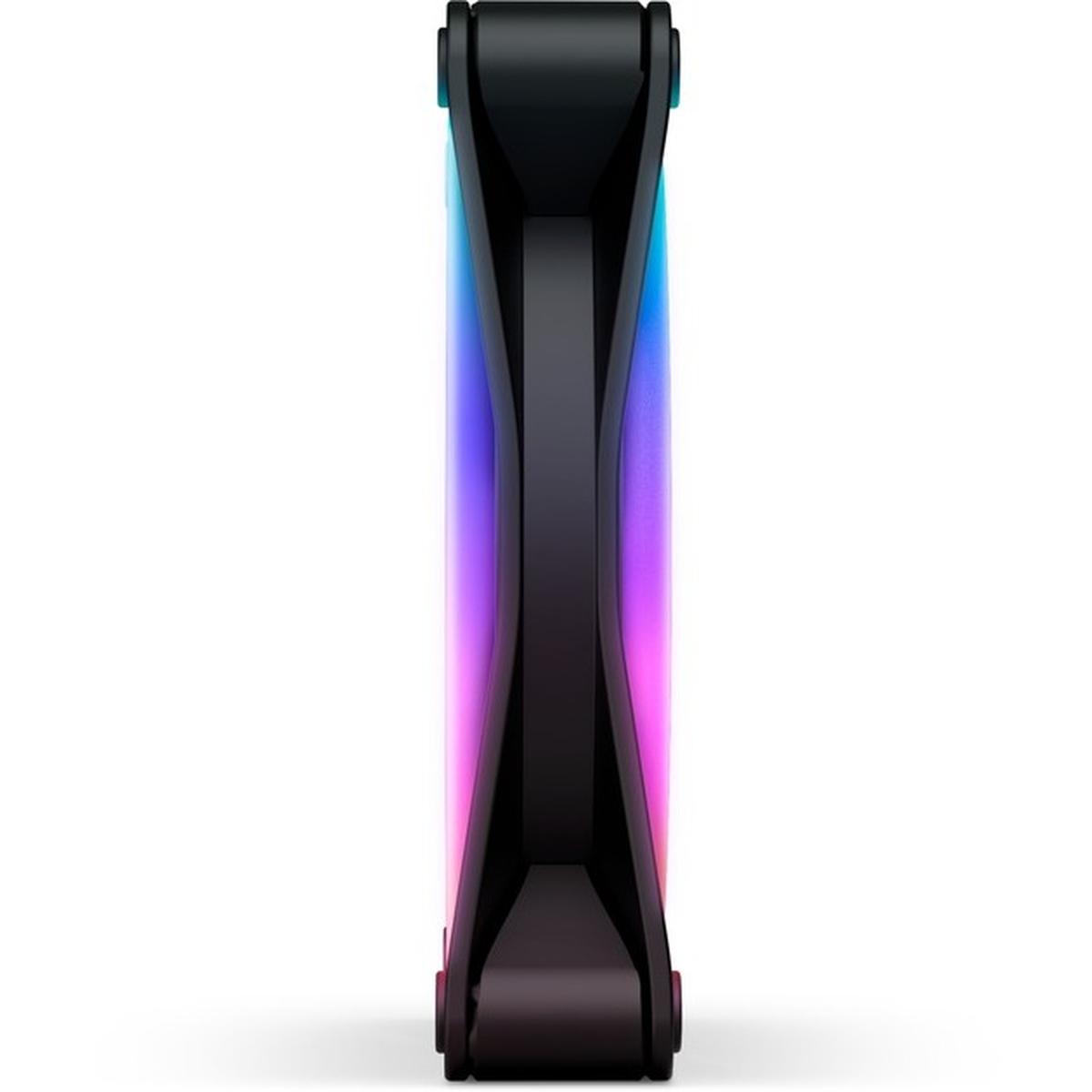 NZXT F120 RGB Duo 120mm doppelseitiger RGB-Lüfter schwarz