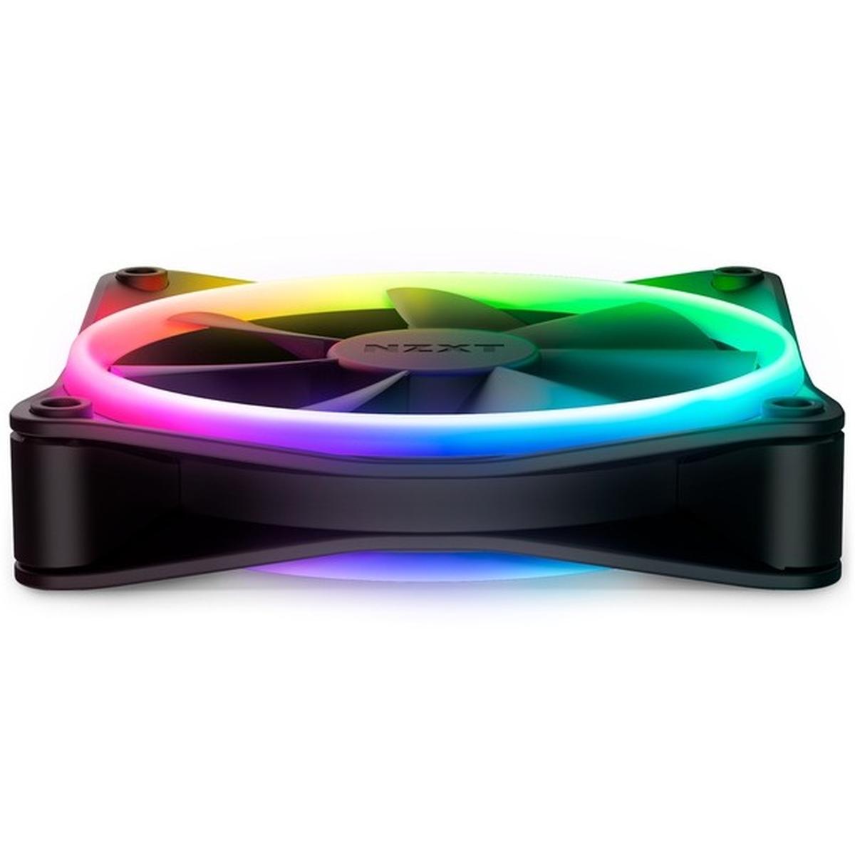 NZXT F120 RGB Duo 120mm doppelseitiger RGB-Lüfter schwarz