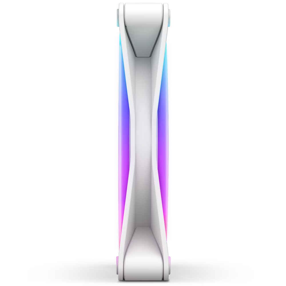 NZXT F140 RGB Duo 140mm doppelseitiger RGB-Lüfter weiß