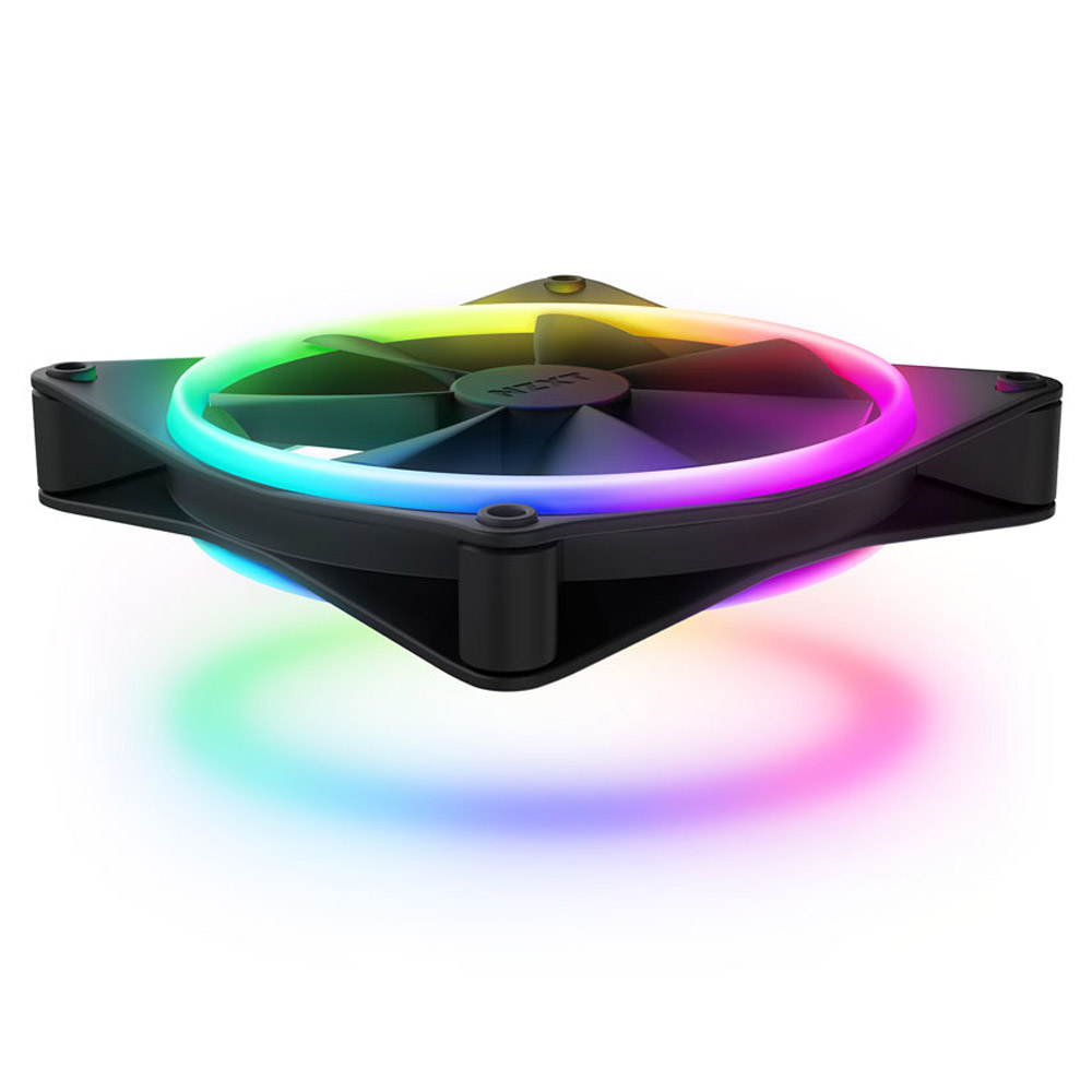 NZXT F140 RGB Duo 140mm doppelseitiger RGB-Lüfter schwarz (2. Wahl)