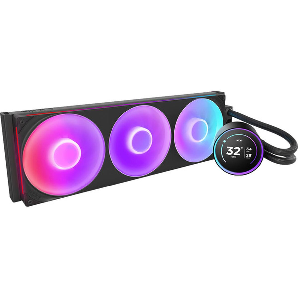 NZXT Kraken Elite 420 RGB (2025) All-in-One-Wasserkühlung schwarz