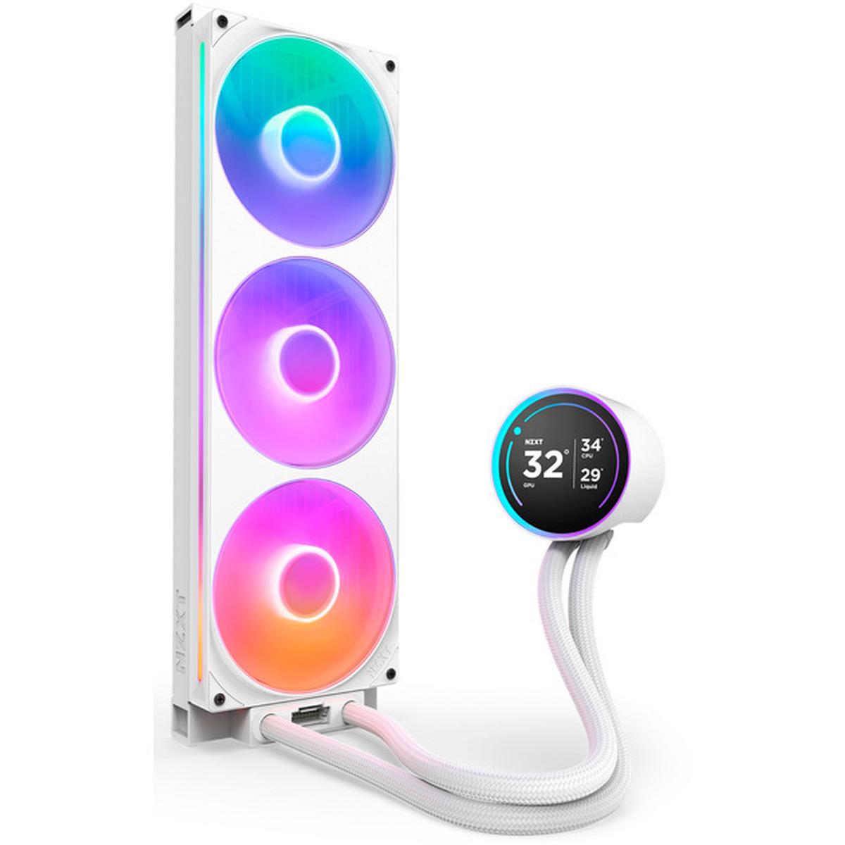 NZXT Kraken Elite 420 RGB (2025) All-in-One-Wasserkühlung weiß