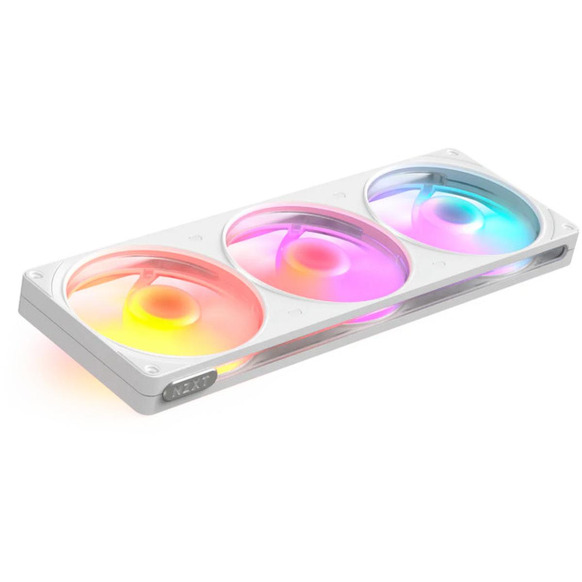NZXT F360 RGB Reverse 3x 120mm PWM Lüfter weiß