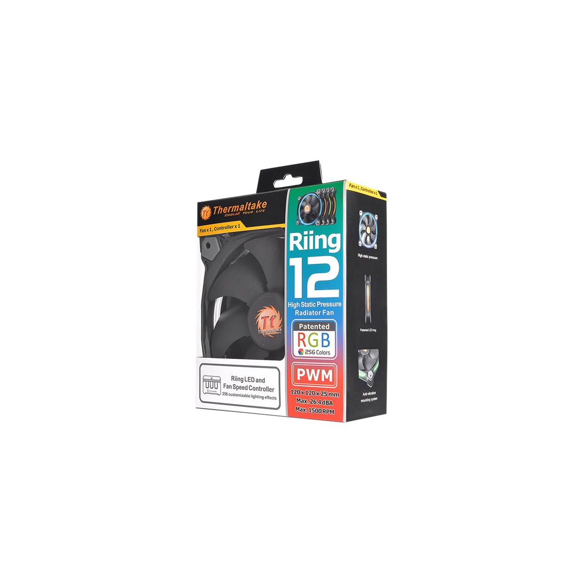 Thermaltake Riing 12 RGB LED CL-F042-PL12SW-A Gehäuselüfter