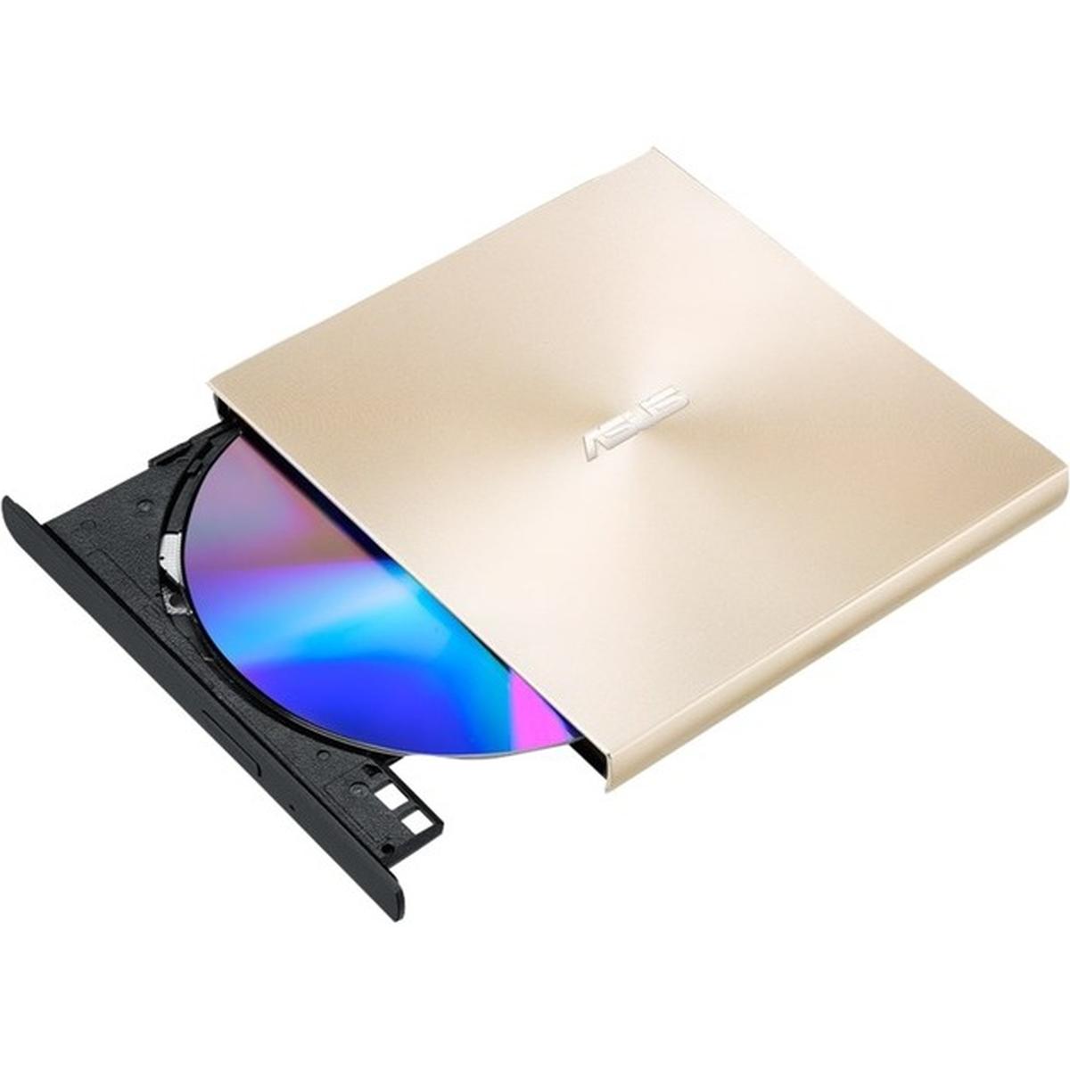 Asus ZenDrive U9M externer DVD-Brenner gold