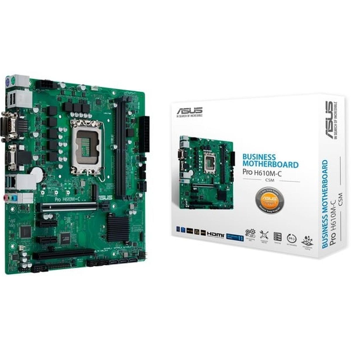Asus PRO H610M-C CSM Motherboard