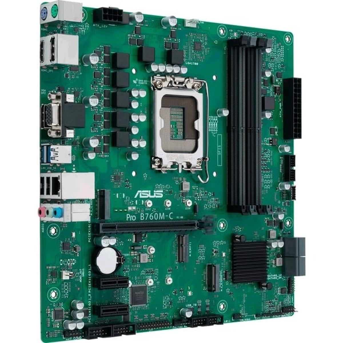 Asus PRO B760M-C CSM Business Mainboard Sockel Intel LGA 1700