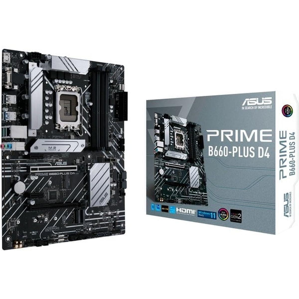 Asus PRIME B660-PLUS D4 Gaming Mainboard Sockel Intel LGA 1700