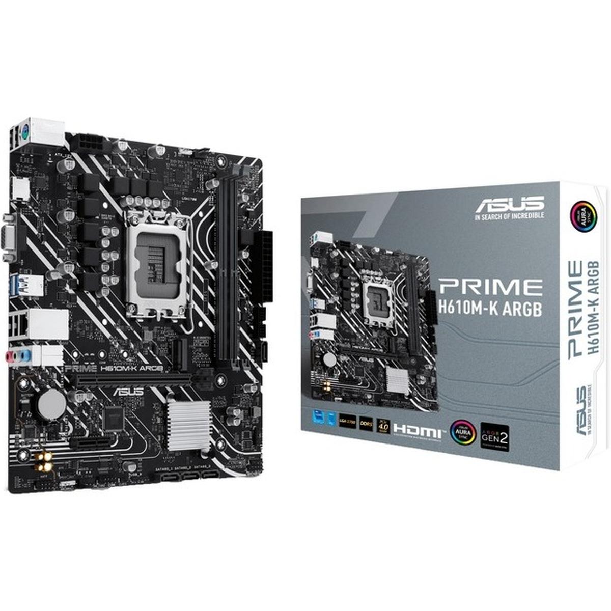 Asus Prime H610M-K ARGB Mainboard Intel H610