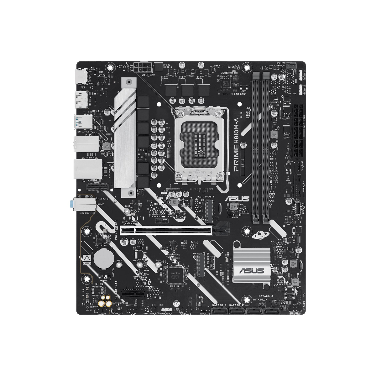 Asus Prime H810M-A-CSM Mainboard schwarz
